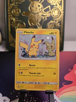 2019 Pokemon Pikachu SM162 Sun & Moon Team Up Blister Black Star Promo Mimikyu - Image 1
