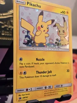 2019 Pokemon Pikachu SM162 Sun & Moon Team Up Blister Black Star Promo Mimikyu - Image 4