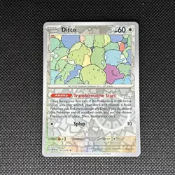 Ditto 132/165 Pokemon Sv: Scarlet & Violet 151 Reverse Holo - Image 1
