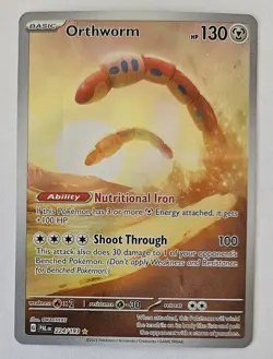 Orthworm 224/193 Illustration Rare Full Art Pokemon Paldea Evolved SV02 NM - Image 1