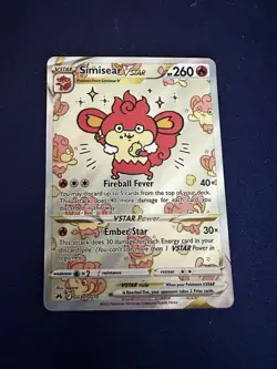 Simisear Vstar | GG37/GG70 | Crown Zenith | Mint | Ultra Rare | Pokemon TCG - Image 1