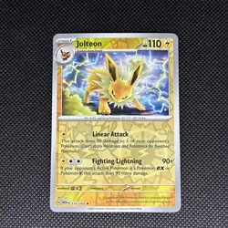 Jolteon 135/165 Pokemon Sv: Scarlet & Violet 151 Reverse Holo - Image 1