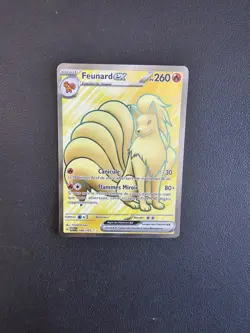 Carte Pokemon Feunard EX 186/165 Ecarlate Violet Mew 151 FR NEUF - Image 1