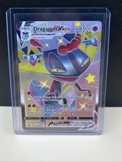 Dragapult Vmax - SWSH097 Black Star Promo FULL ART SHINY Pokemon - NM - Image 1
