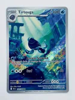 Pokemon TCG Tirtouga 106/086 Illustration Rare Holo - Black Label - Near Mint - Image 1