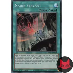 Yugioh Nadir Servant RA01-EN062 Super Rare 1st Edition NM - Image 1