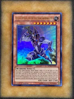 Yugioh Buster Blader, the Destruction Swordmaster MP16-EN189 Ultra Rare 1st NM - Image 1