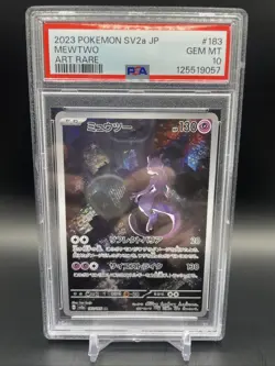 PSA 10 Mewtwo Art Rare 183/165 Sv2a Pokemon Card 151 Japanese TCG - Image 1
