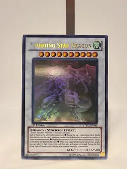 Shooting Star Dragon 1st Edition Ghost Rare CGC 8 2010 STBL-EN040 Yu-Gi-Oh! Card - Image 4