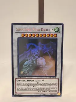 Shooting Star Dragon 1st Edition Ghost Rare CGC 8 2010 STBL-EN040 Yu-Gi-Oh! Card - Image 5