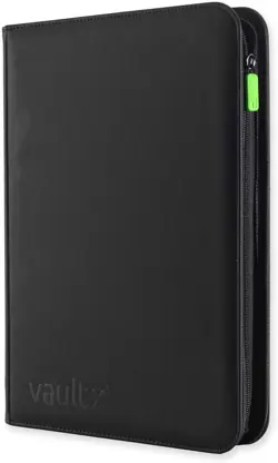 Modern Black 9-Pocket Card Binder - For Collectors & Gamers, 360 Card Capacity - Image 3