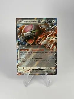 Pokemon TCG - Bloodmoon Ursaluna EX - 141/167 - Twilight Masquerade - NM Card - Image 1