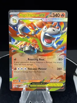 Mega Camerupt ex - 022/132 - Double Rare - Mega Evolutions - Pokemon Card - NM/M - Image 1