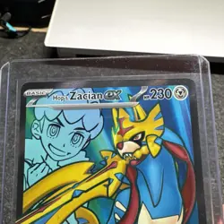 Hops Zacian ex 176/150 Journey Together (JTG) NM Full Art Pokemon Card NM - Image 2