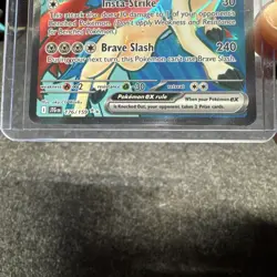 Hops Zacian ex 176/150 Journey Together (JTG) NM Full Art Pokemon Card NM - Image 3