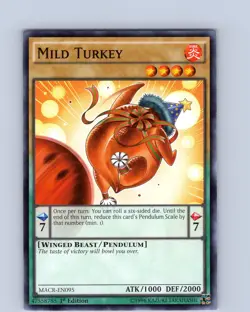 Yu-Gi-Oh TCG Mild Turkey MACR-EN095 1st Edition Regular Common Card NM - Image 1