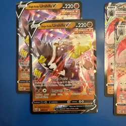 Pokemon TCG Battle Styles URSHIFU V and VMAX 8 Card Lot Full Art Holos - Image 2