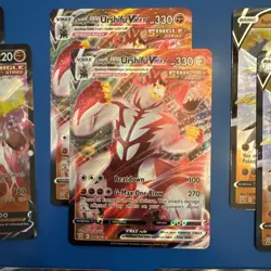 Pokemon TCG Battle Styles URSHIFU V and VMAX 8 Card Lot Full Art Holos - Image 3
