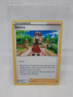 1x Serena 164/195 Silver Tempest Pokemon TCG Card NM - Image 1