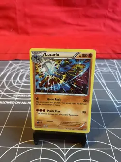 2016 Pokemon Lucario XY140 Promo Holo Card HP - Image 1