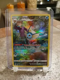 Pokemon TCG Vaporeon Brilliant Stars Full Art Ultra Rare Holo Card TG02/TG30 - Image 1