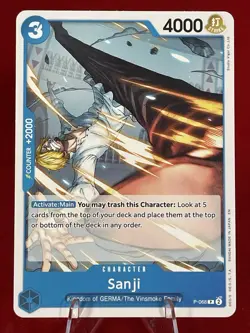 One Piece Sanji (Pirates Party Vol. 7) (P-068/241) One Piece Promotion Card LP - Image 3