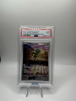 Pokemon Twilight Masquerade Teal Mask Ogerpon Black Star Promo Card 123 PSA 9 - Image 1