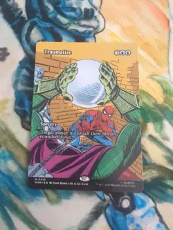 MTG Traumatize 0015 Regular (Borderless) Marvel Eternal-Legal NM MAR - Image 1