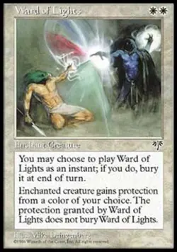 Ward of Lights - Medium Play MTG Mirage - Image 1