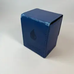 Ultra PRO MTG Blue Mana Symbol Deck Box - Island Water Leatherette Box - Image 5