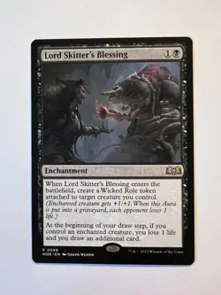 Lord Skitter's Blessing - MTG Wilds of Eldraine - NM - Image 1