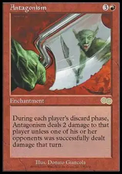 Antagonism - Light Play MTG Urza's Saga - Image 1