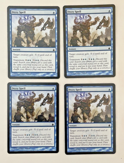 4x Dizzy Spell Ravnica: City of Guilds MTG Magic the Gathering LP - Image 1