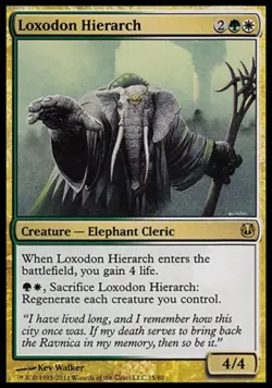 Loxodon Hierarch - Duel Decks: Ajani vs. Nicol Bolas #15/80 MTG Magic The Gather - Image 1