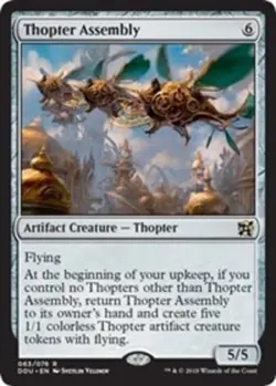 Thopter Assembly - Duel Decks: Elves vs. Inventors #63/76 MTG Magic The Gatherin - Image 1