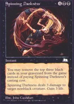 Spinning Darkness - Weatherlight # MTG Magic The Gathering - Image 1