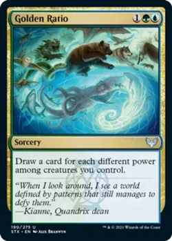 Golden Ratio - Strixhaven: School of Mages #190/275 MTG Magic The Gathering - Image 1