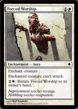 Forced Worship - New Phyrexia #11/175 MTG Magic The Gathering - Image 1