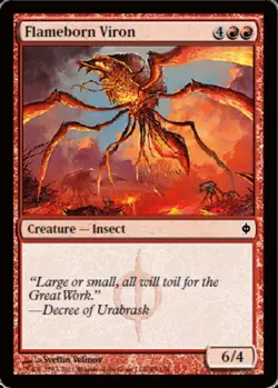 Flameborn Viron - New Phyrexia #83/175 MTG Magic The Gathering - Image 1