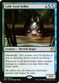 Cold-Eyed Selkie - Duel Decks: Merfolk vs. Goblins #25/63 MTG Magic The Gatherin - Image 1