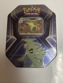 Pokemon TCG Tyranitar Triple Whammy Tin Factory Sealed - Image 1