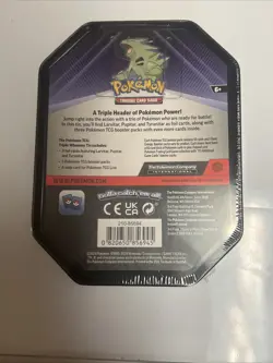 Pokemon TCG Tyranitar Triple Whammy Tin Factory Sealed - Image 2
