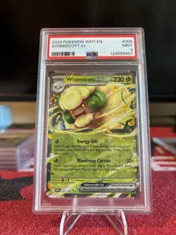 2025 POKEMON WHT EN WHIMSICOTT EX PSA Mint 9 - Image 2