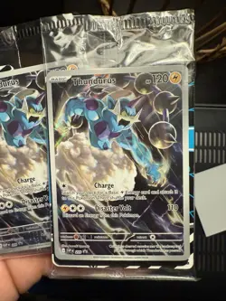 (2) Pokemon Black Bolt THUNDURUS SV209 ETB Sealed English Promo Cards - Image 3
