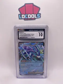 Pokemon Suicune EX #010 Blastoise Suicune EX Deck Holo Classic 2023 CGC 10 Mint - Image 1