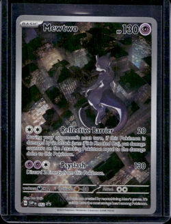 2023 POKEMON SVP EN-SV BLACK STAR PROMO 151 ULTRA-PREM COLL #052 MEWTWO - Image 1