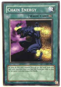 YuGiOh! Chain Energy MRL-046 Unlimited Common - Image 1