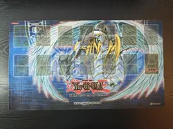 Yugioh Playmat Rainbow Dragon Regional 2008 Upper Deck Konami Great Condition - Image 1