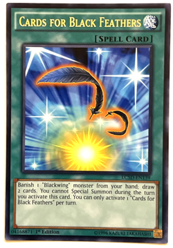 YuGiOh! Cards for Black Feathers LC5D-EN139 1st Edition Rare - Image 1