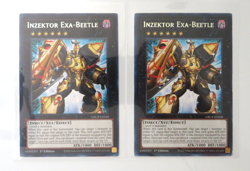 2x Yugioh Card Inzektor Exa-Beetle GRCR-EN048 1st Edition Rare NM - Image 1